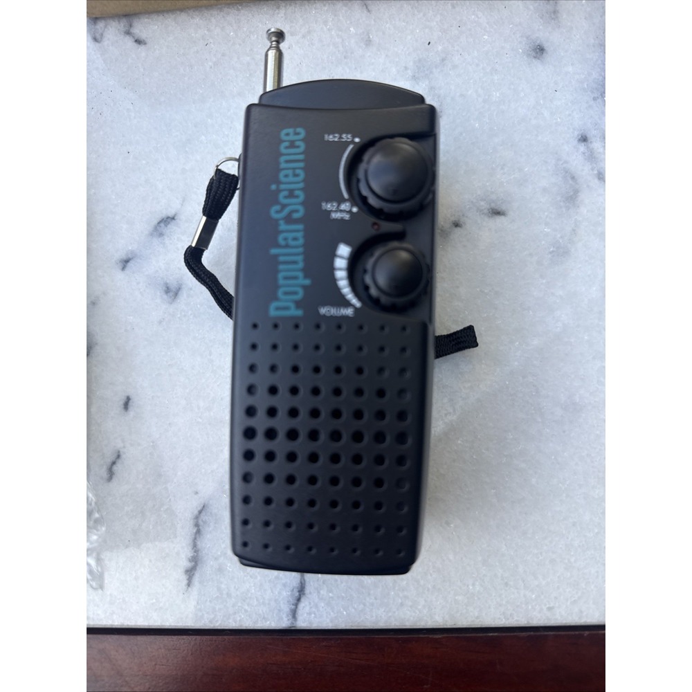 Vintage Popular Science Sound Weather Tracker 2 Portable Radio